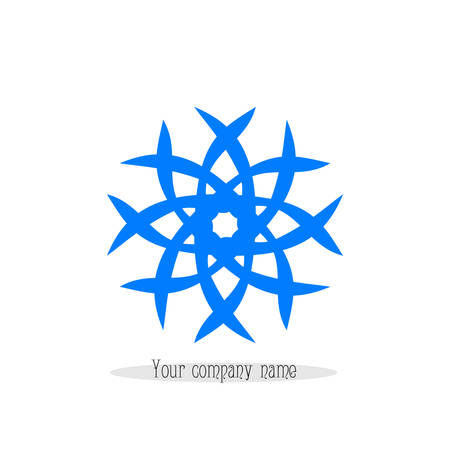 Colorful logo on white backgroundのイラスト素材