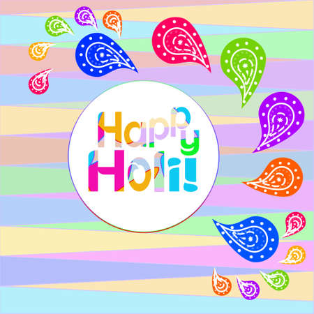 Holi- Indian Festival of Colorsのイラスト素材
