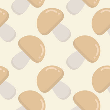 mushroom seamless pattern flat designのイラスト素材