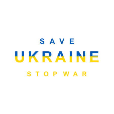 peace not war in ukraine. Stop the war, Pray for Ukraine - Russian and Ukrainian conflict.のイラスト素材