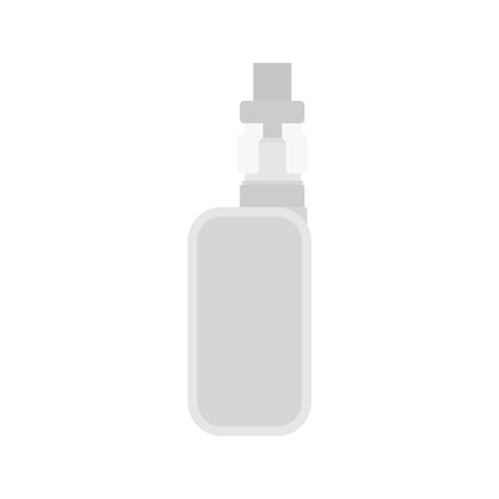 Vaping device, electronic cigaret Vector illustration. vape flat design vector illustration. vapor trendのイラスト素材