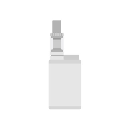 Vaping device, electronic cigaret Vector illustration. vape flat design vector illustration. vapor trendのイラスト素材