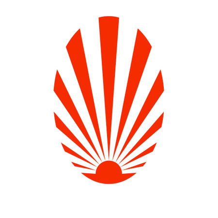 Japanese rising sun symbol, imperial Japan flag, japanese army flagのイラスト素材