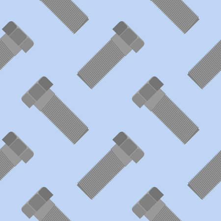 screw seamless pattern flat design vector illustration. pile screws seamless patternのイラスト素材