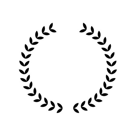 wreaths and branches with leaves. Vintage floral wreaths with leaves , flower, herb, swirls, ornate. Decorative elements for logo, wedding invitation, banner, packagingのイラスト素材