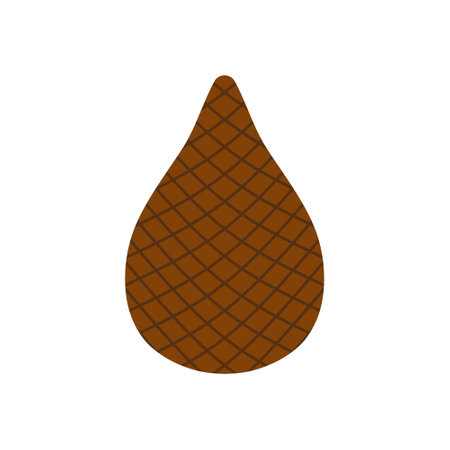 salak flat design vector illustration isolated on white background. sweet tropical snake fruit. Exotic vegan food in flat detailed vector style for packaging, designs, decorative elementsのイラスト素材