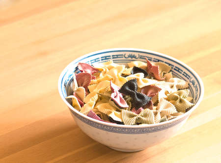 plateful of the fancy pastaの写真素材