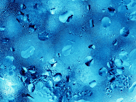 Wet glassy textureの写真素材