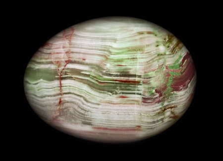 Marble egg, isolated.     の写真素材