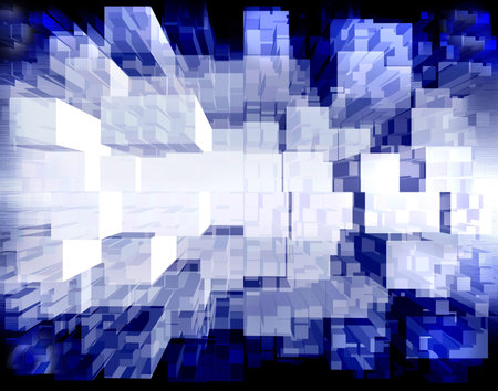 Abstract cubic background