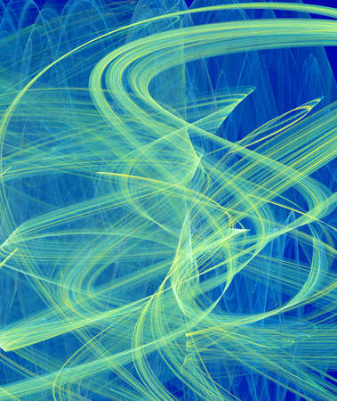 Abstract motion in blueの写真素材
