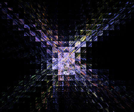 X-like fractal の写真素材