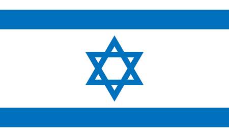 israel flagのイラスト素材