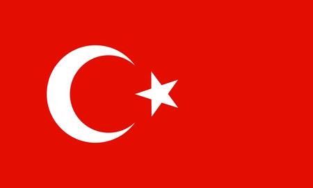 turkish flagのイラスト素材