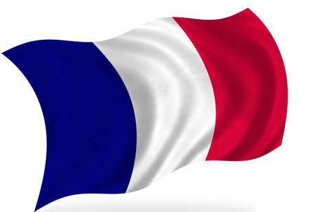 France flag, isolatedの写真素材