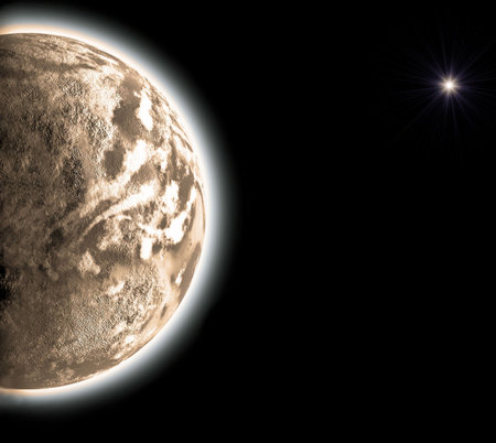 planet in the dark