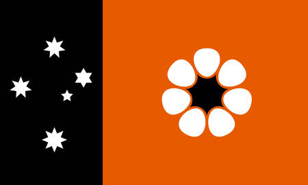 Australian Northern Territory flag のイラスト素材