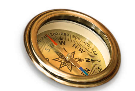 marine compass, isolatedの写真素材