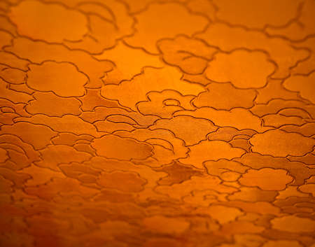 floral glassy patternの写真素材