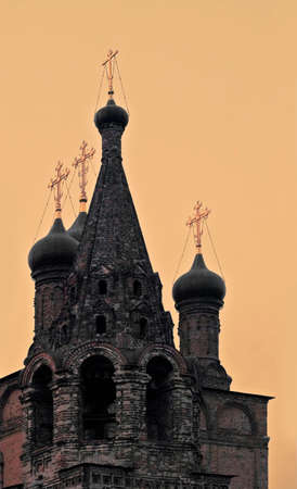 church with belfryの写真素材