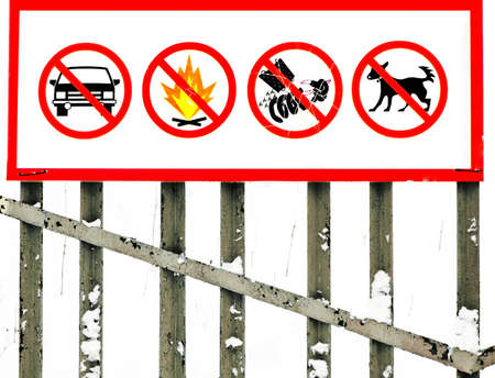 board with stop signsの写真素材