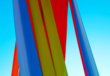 street silk decorationの写真素材