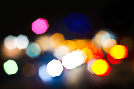 night street, bokeh