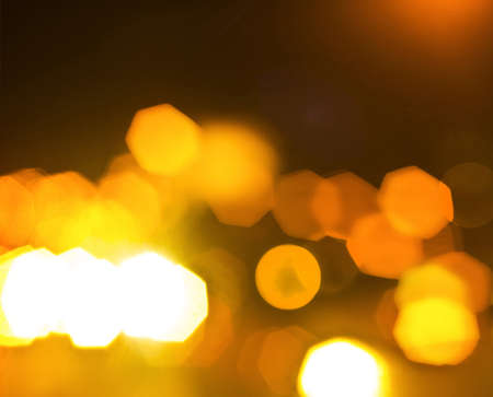 golden bokehの写真素材