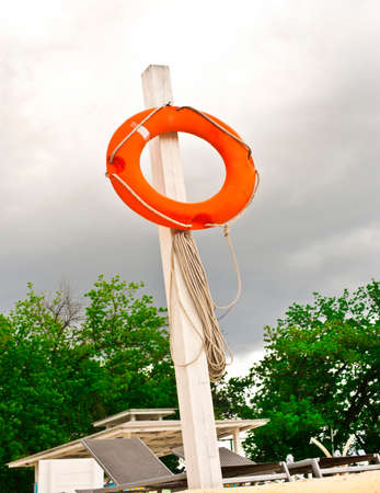 lifeguard stationの写真素材