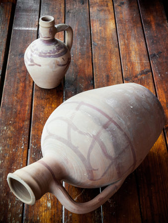 clay pitchersの写真素材