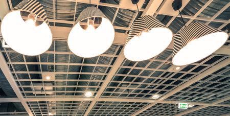 industrial ceilingの写真素材