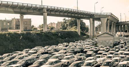 car dealers centreの写真素材