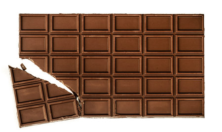 broken chocolate bar