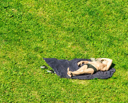 sunbatherの写真素材