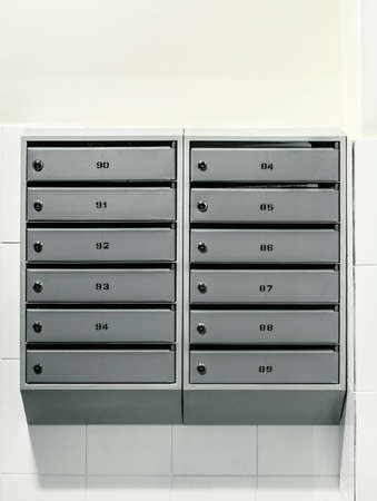 onwall mailboxesの写真素材