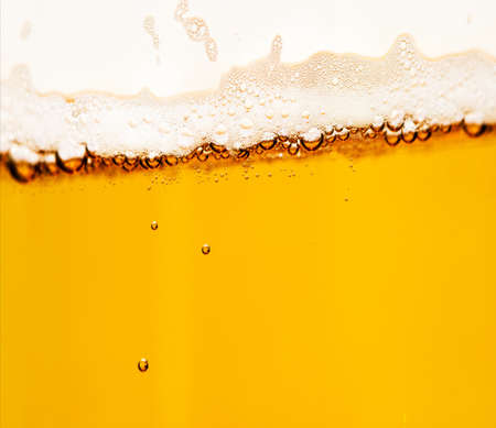 beer in glassの写真素材