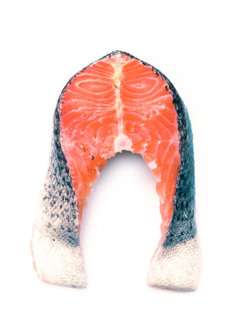 the salmon steakの写真素材