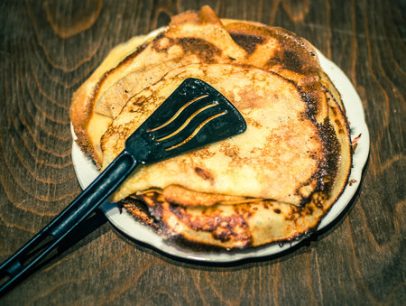 still-life with pancakes