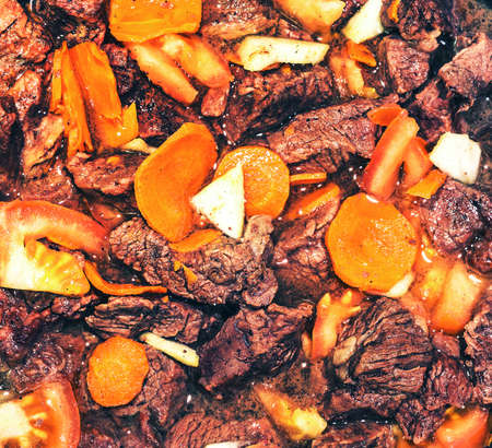 Frayed beefの写真素材