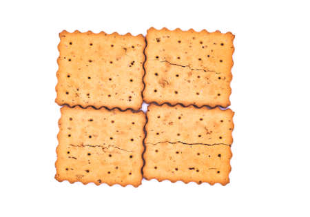 cookies as puzzle, isolatedの写真素材