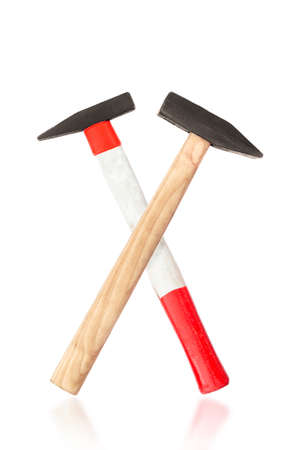 conceptual tango with hammers pairの写真素材