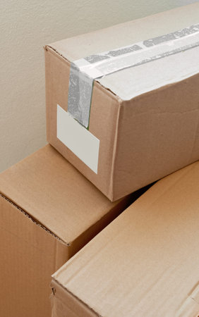 cardboard postal parcels