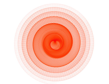 abstract round fractal