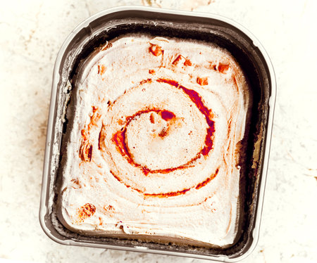 ice- cream in the containerの写真素材