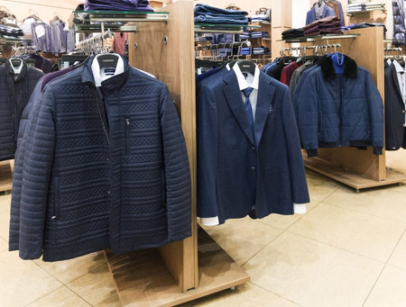 business clothes in the store