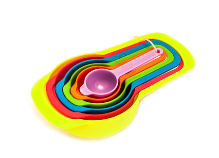 set of the cooking measuring spoonsの写真素材