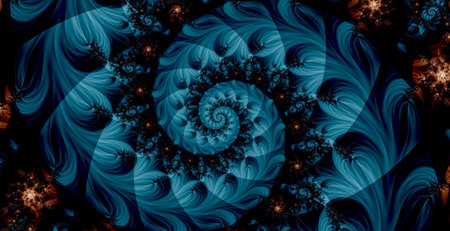 digital generated abstract fractal illustration