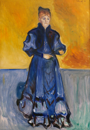 Elisabeth Forster-Nietzsche by Edvard Munch 1906. Thielska Galleriet in Stockholm, Swedenのeditorial素材