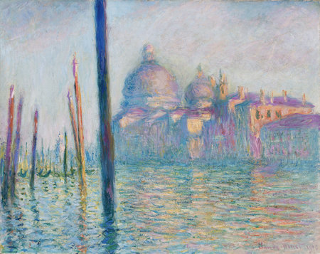 Grand Canal, Venice by Claude Monet , 1908. Museum of Fine Arts, Bostonのeditorial素材