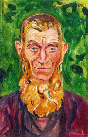digitally altered The Original Man  by Edvard Munch 1905. the Munch Museum in Oslo, Norwayのeditorial素材
